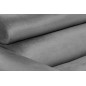 Canapé d'angle convertible ARMEL en tissu velours luxe 5 places, couleur gris, avec coffre, angle droit (vu de face) Canapé d'angle convertible ARMEL en tissu velours luxe 5 places, couleur gris, avec coffre, angle droit (vu de face)