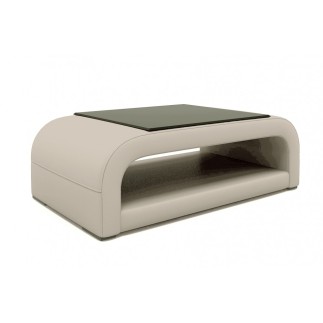 Table basse design JERSEY, écru