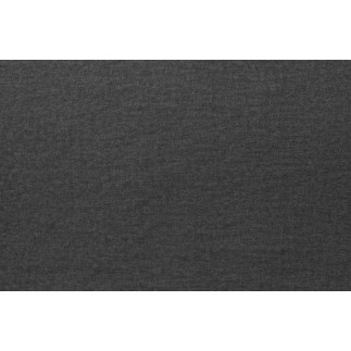 Canapé d'angle convertible ARMEL en tissu velours luxe 5 places, gris anthracite, avec coffre, angle droit (vu de face)