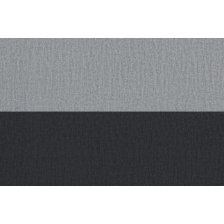 Canapé d'angle convertible ARMEL en tissu velours luxe 5 places, gris clair / gris foncé, bicolore, avec coffre, angle droit (vu