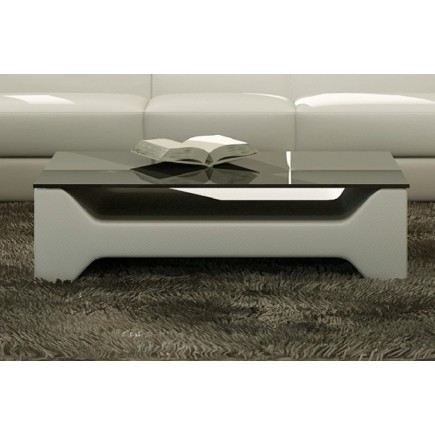 Table basse design COSY, gris claire