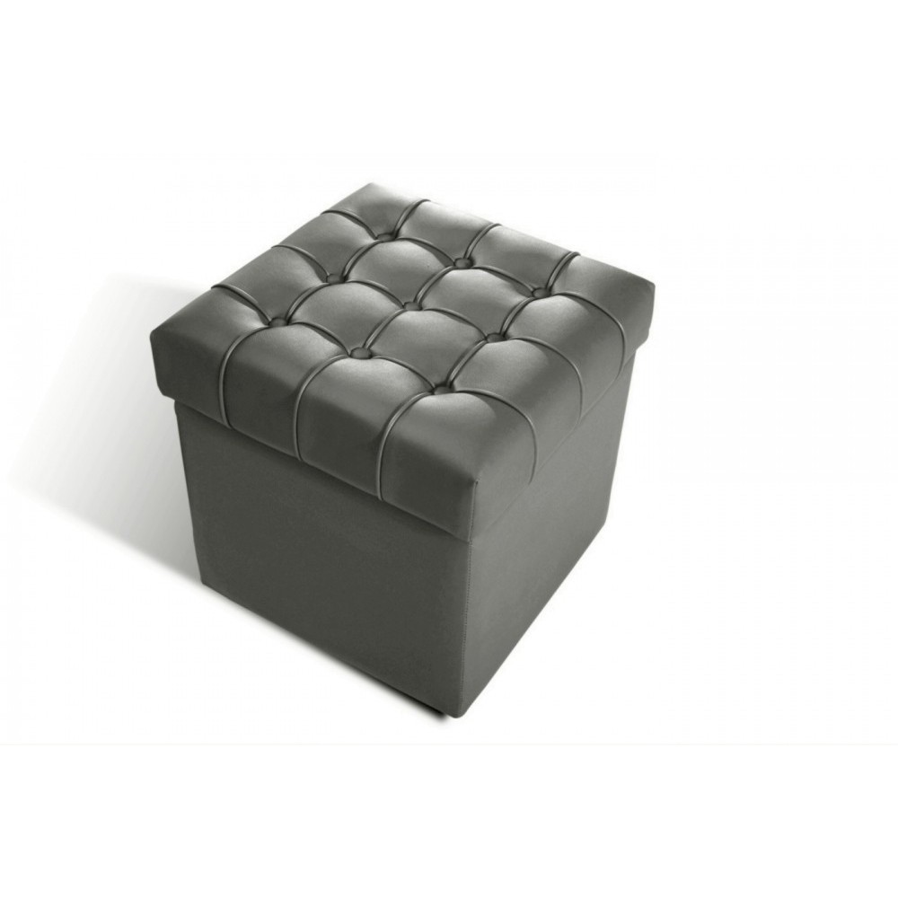 Chevet de qualité supérieure CAPITON, gris foncé Chevet de qualité supérieure CAPITON, gris foncé