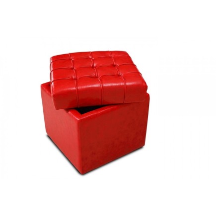 Chevet de qualité supérieure CAPITON, rouge
