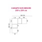 Canapé d'angle relax en cuir de buffle italien de luxe double relax électrique, canapé sur mesure personnalisé 289x289 cm, MONTE Canapé d'angle relax en cuir de buffle italien de luxe double relax électrique, canapé sur mesure personnalisé 289x289 cm, MONTE
