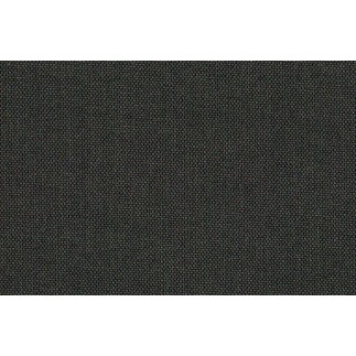 - Canapé d'angle convertible - ERNEST - en tissu luxe 5 places, noir, angle gauche (vu de face)