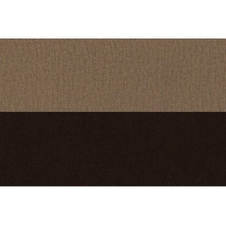 Canapé d'angle convertible - ERIKA - en tissu velours luxe 5 places, marron et chocolat, angle droit (vu de face)