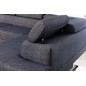 Canapé panoramique convertible, ESTEVE, en tissu prestige luxe gris, 7 places, partie sans accoudoir à droite (vu de face) Canapé panoramique convertible, ESTEVE, en tissu prestige luxe gris, 7 places, partie sans accoudoir à droite (vu de face)