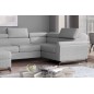 Canapé panoramique convertible - ESTEBAN - en tissu prestige luxe gris - 7 places, partie sans accoudoir à gauche (vu de face) Canapé panoramique convertible - ESTEBAN - en tissu prestige luxe gris - 7 places, partie sans accoudoir à gauche (vu de face)