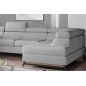 Canapé panoramique convertible - ESTEBAN - en tissu prestige luxe gris, 7 places, partie sans accoudoir à droite (vu de face) Canapé panoramique convertible - ESTEBAN - en tissu prestige luxe gris, 7 places, partie sans accoudoir à droite (vu de face)