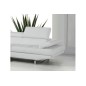 Canapé d'angle en cuir italien 6 places BIRKIN, marron, angle gauche