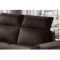 Canapé d'angle - convertible - FELIPE VELOURS - en tissu luxe chocolat, 5/6 places, angle gauche Canapé d'angle - convertible - FELIPE VELOURS - en tissu luxe chocolat, 5/6 places, angle gauche