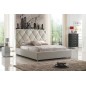 Lit en cuir italien de luxe ENJOY, blanc, 140x190 Lit en cuir italien de luxe ENJOY, blanc, 140x190