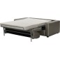 Canapé 3 places convertible en cuir italien de luxe CORAIL, GRIS CLAIR Canapé 3 places convertible en cuir italien de luxe CORAIL, GRIS CLAIR