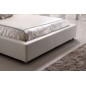 Lit en cuir italien de luxe ENJOY, blanc, 140x190 Lit en cuir italien de luxe ENJOY, blanc, 140x190