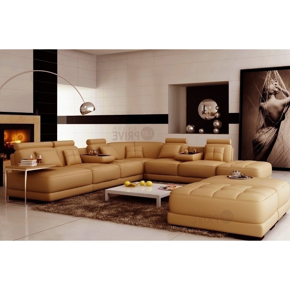 Canapé d'angle en cuir italien 6/7 places PETIT ELIXIR, marron, angle droit Canapé d'angle en cuir italien 6/7 places PETIT ELIXIR, marron, angle droit