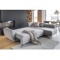 Canapé d'angle convertible - LARSON - en tissu Luxe, 5 places, bordeaux, angle droit (vu de face) Canapé d'angle convertible - LARSON - en tissu Luxe, 5 places, bordeaux, angle droit (vu de face)