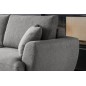 Canapé d'angle convertible - LARSON - en tissu Luxe - 5 places, gris foncé, angle gauche (vu de face) Canapé d'angle convertible - LARSON - en tissu Luxe - 5 places, gris foncé, angle gauche (vu de face)