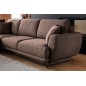 Canapé d'angle convertible - LARSON - en tissu Luxe - 5 places, marron, angle gauche (vu de face) Canapé d'angle convertible - LARSON - en tissu Luxe - 5 places, marron, angle gauche (vu de face)