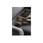 Canapé d'angle convertible - LARSON - en tissu Luxe - 5 places, marron, angle gauche (vu de face) Canapé d'angle convertible - LARSON - en tissu Luxe - 5 places, marron, angle gauche (vu de face)