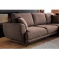 Canapé d'angle convertible - LARSON - en tissu Luxe, 5 places, marron, angle droit (vu de face) Canapé d'angle convertible - LARSON - en tissu Luxe, 5 places, marron, angle droit (vu de face)