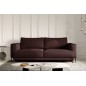 Canapé 3/4 places convertible et espace de rangement, marron, en velours de qualité, DANY Canapé 3/4 places convertible et espace de rangement, marron, en velours de qualité, DANY