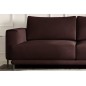 Canapé 3/4 places convertible et espace de rangement, marron, en velours de qualité, DANY Canapé 3/4 places convertible et espace de rangement, marron, en velours de qualité, DANY