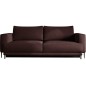 Canapé 3/4 places convertible et espace de rangement, marron, en velours de qualité, DANY Canapé 3/4 places convertible et espace de rangement, marron, en velours de qualité, DANY