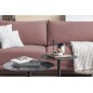 Canapé 3/4 places convertible et espace de rangement - rose - en velours de qualité, DANY Canapé 3/4 places convertible et espace de rangement - rose - en velours de qualité, DANY
