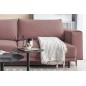 Canapé 3/4 places convertible et espace de rangement - rose - en velours de qualité, DANY Canapé 3/4 places convertible et espace de rangement - rose - en velours de qualité, DANY