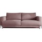 Canapé 3/4 places convertible et espace de rangement - rose - en velours de qualité, DANY Canapé 3/4 places convertible et espace de rangement - rose - en velours de qualité, DANY