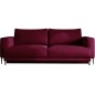 Canapé 3/4 places convertible et espace de rangement - Fushia - en velours de qualité, DANY, Fuschia Canapé 3/4 places convertible et espace de rangement - Fushia - en velours de qualité, DANY, Fuschia
