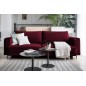Canapé 3/4 places convertible et espace de rangement - Fushia - en velours de qualité, DANY, Fuschia Canapé 3/4 places convertible et espace de rangement - Fushia - en velours de qualité, DANY, Fuschia