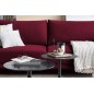 Canapé 3/4 places convertible et espace de rangement - Rouge - en velours de qualité, DANY, Rouge foncé Canapé 3/4 places convertible et espace de rangement - Rouge - en velours de qualité, DANY, Rouge foncé