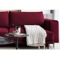 Canapé 3/4 places convertible et espace de rangement - Rouge - en velours de qualité, DANY, Rouge foncé Canapé 3/4 places convertible et espace de rangement - Rouge - en velours de qualité, DANY, Rouge foncé