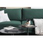 Canapé 3/4 places convertible et espace de rangement - Vert - en velours de qualité, DANY Canapé 3/4 places convertible et espace de rangement - Vert - en velours de qualité, DANY
