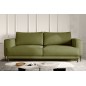 Canapé 3/4 places convertible et espace de rangement - vert olive - en velours de qualité, DANY Canapé 3/4 places convertible et espace de rangement - vert olive - en velours de qualité, DANY