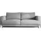 Canapé 3/4 places convertible et espace de rangement - gris - en velours de qualité, DANY Canapé 3/4 places convertible et espace de rangement - gris - en velours de qualité, DANY