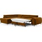 Canapé d'angle convertible - LARRY VELOURS Luxe, bronze, 5 places, angle gauche (vu de face) Canapé d'angle convertible - LARRY VELOURS Luxe, bronze, 5 places, angle gauche (vu de face)