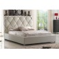 Lit en cuir italien de luxe ENJOY, blanc, 160x200 Lit en cuir italien de luxe ENJOY, blanc, 160x200
