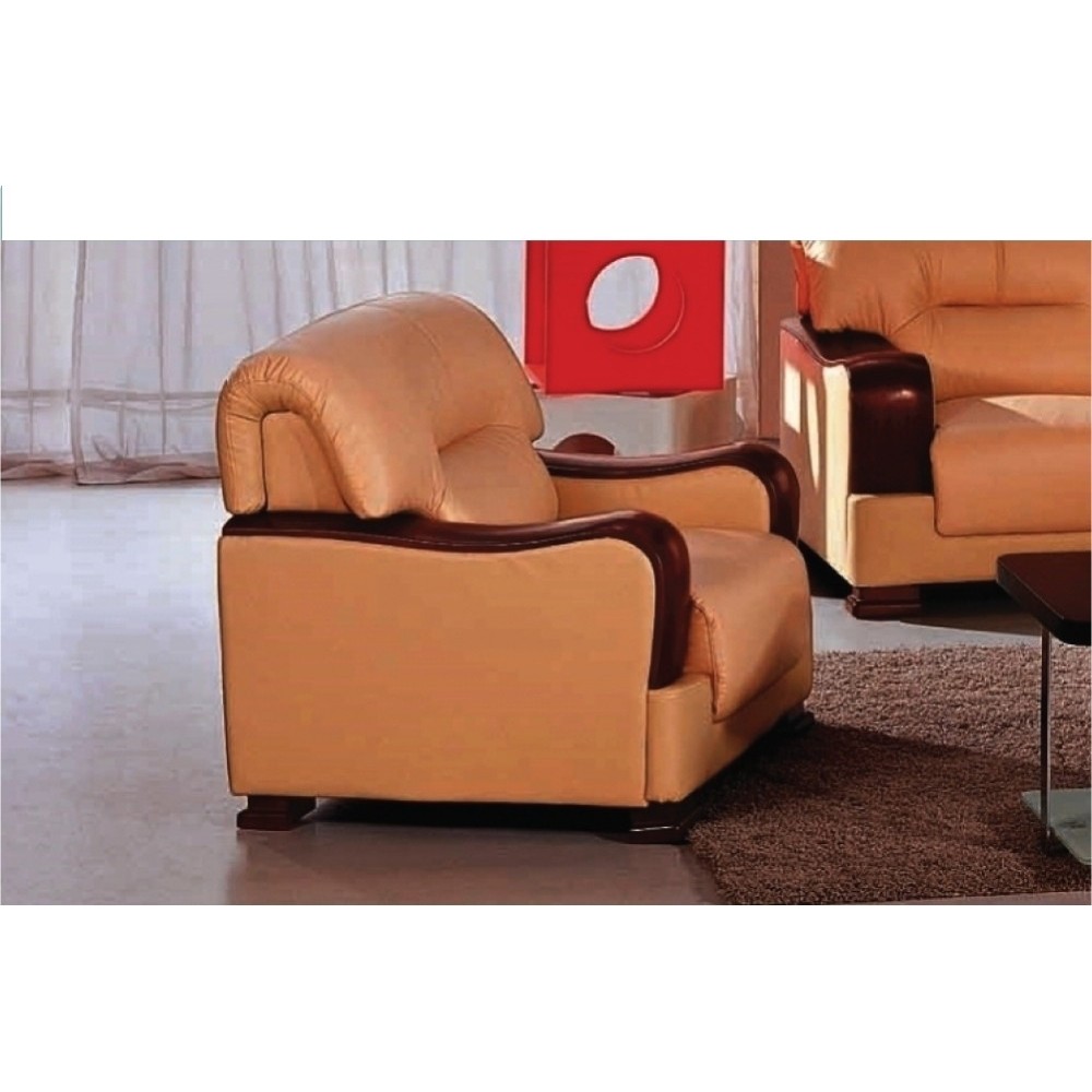 Fauteuil 1 place en cuir italien VIERI, marron Fauteuil 1 place en cuir italien VIERI, marron