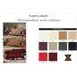 Canapé 3 places en cuir italien VIERI, couleur personnalisée Canapé 3 places en cuir italien VIERI, couleur personnalisée
