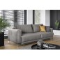 Canapé 3/4 places convertible et espace de rangement - gris - en tissu de qualité luxe, ELSA Canapé 3/4 places convertible et espace de rangement - gris - en tissu de qualité luxe, ELSA