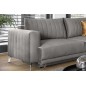 Canapé 3/4 places convertible et espace de rangement - gris - en tissu de qualité luxe, ELSA Canapé 3/4 places convertible et espace de rangement - gris - en tissu de qualité luxe, ELSA