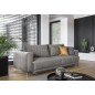 Canapé 3/4 places convertible et espace de rangement - gris - en tissu de qualité luxe, ELSA Canapé 3/4 places convertible et espace de rangement - gris - en tissu de qualité luxe, ELSA