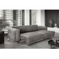 Canapé 3/4 places convertible et espace de rangement - gris - en tissu de qualité luxe, ELSA Canapé 3/4 places convertible et espace de rangement - gris - en tissu de qualité luxe, ELSA