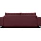 Canapé 3/4 places convertible et espace de rangement - bordeaux - en tissu de qualité luxe, ELSA Canapé 3/4 places convertible et espace de rangement - bordeaux - en tissu de qualité luxe, ELSA
