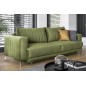 Canapé 3/4 places convertible et espace de rangement - vert - en tissu de qualité luxe, ELSA Canapé 3/4 places convertible et espace de rangement - vert - en tissu de qualité luxe, ELSA