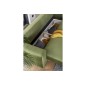 Canapé 3/4 places convertible et espace de rangement - vert - en tissu de qualité luxe, ELSA Canapé 3/4 places convertible et espace de rangement - vert - en tissu de qualité luxe, ELSA