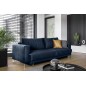Canapé 3/4 places convertible et espace de rangement - bleu - en tissu de qualité luxe, ELSA Canapé 3/4 places convertible et espace de rangement - bleu - en tissu de qualité luxe, ELSA