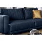 Canapé 3/4 places convertible et espace de rangement - bleu - en tissu de qualité luxe, ELSA Canapé 3/4 places convertible et espace de rangement - bleu - en tissu de qualité luxe, ELSA